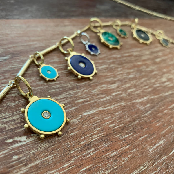 Florence Pendant in Turquoise